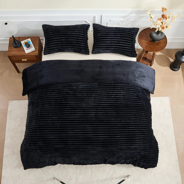 Osum Ribbed Duvet Set