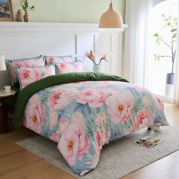 Hazel Microfiber Duvet Set