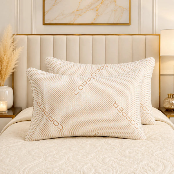 GC Copper Memory Foam Pillows – 2 Pack