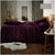 Teddy Plain Duvet Cover Set – Super King / Aubergine