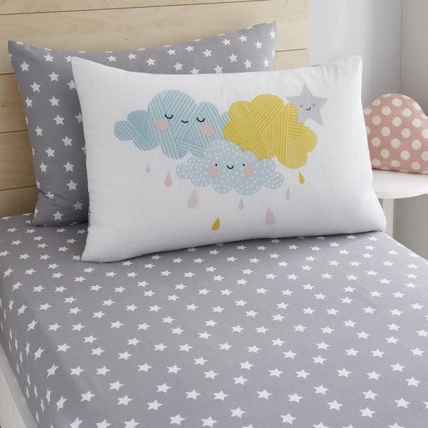 Kids Range Sheet Set Happy Clouds