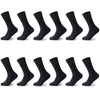 12pk Mens 100% Cotton Socks