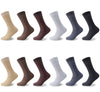 12pk Mens 100% Cotton Socks