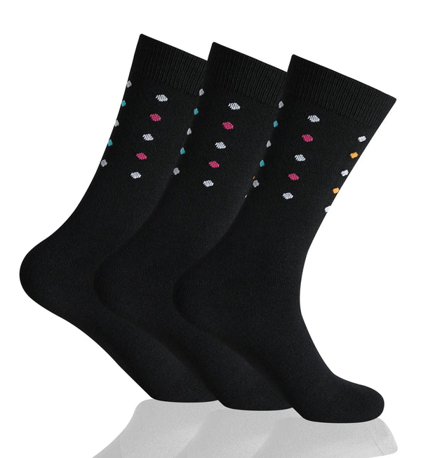 GC Men's Dotted Pattern Dress Socks – 12 Pack
