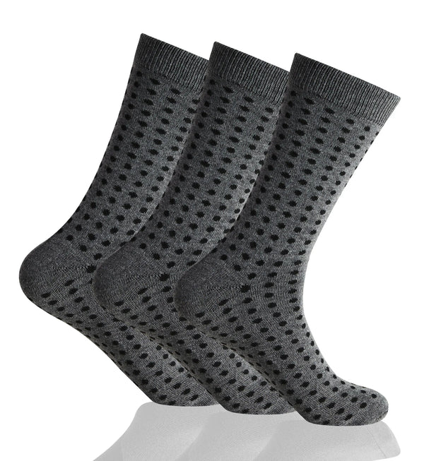 GC Men's Dot & Stripe Dress Socks – 12 Pack