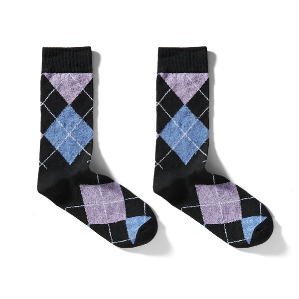 GC Women's Cotton-Rich Argyle Pattern Socks – 12 Pack