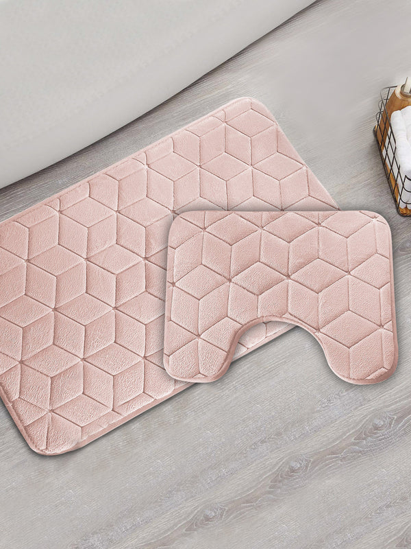 Cube Bath Mat Set