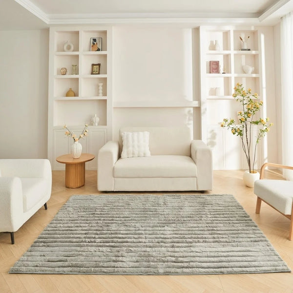GC Shum Luxury Faux Fur Rug