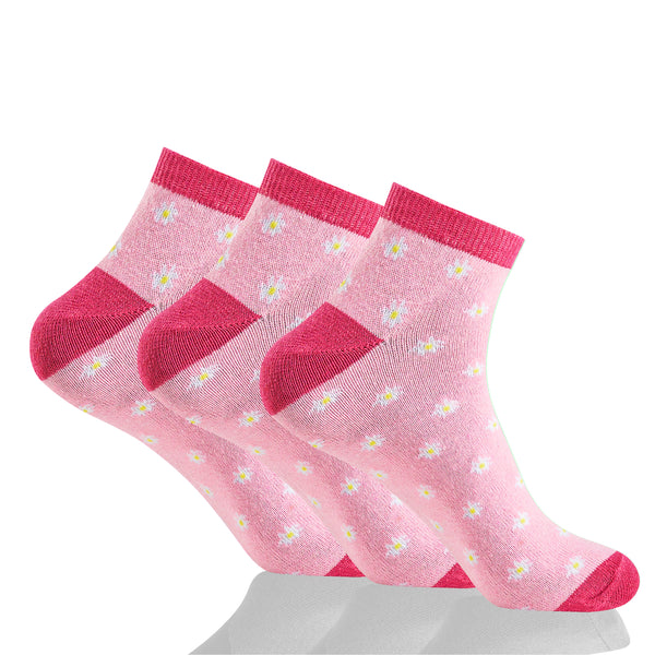 GC Women's Bloom Pattern Socks – 12 Pack