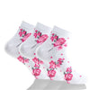 GC Women's Rose Print Socks – 12 Pack