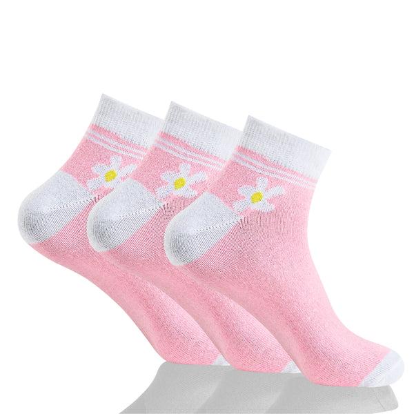 GC Women's Bloom Pattern Socks – 12 Pack