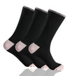 GC Women's Cotton-Rich Reinforced Heel & Toe Socks – 12 Pack