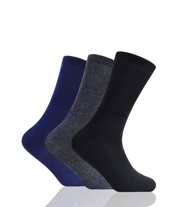 GC Men's Large Size Lycra Socks – 12 Pack