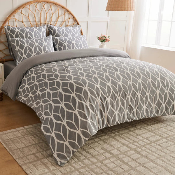 Marcus Geo Printed Duvet Set