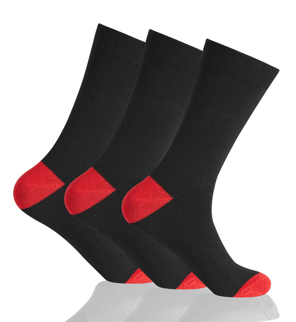 GC Men's Comfort Top Plain Socks – 12 Pack