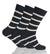 GC Men's Diabetic Comfort Striped Socks – 12 Pack