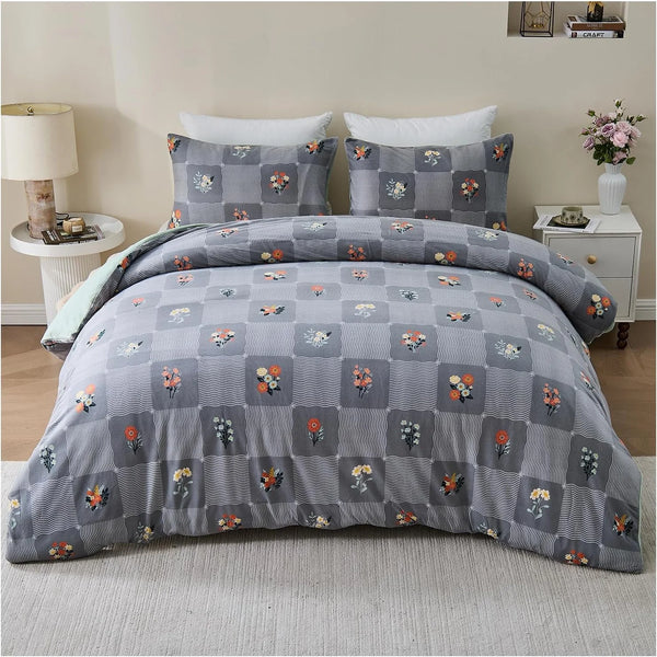 GC Sanareto Easy Care Printed Duvet Cover Set
