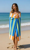 GC Contrasting Stripe Beach Towel