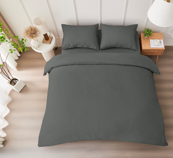 GC Modern Grid Duvet Cover Set