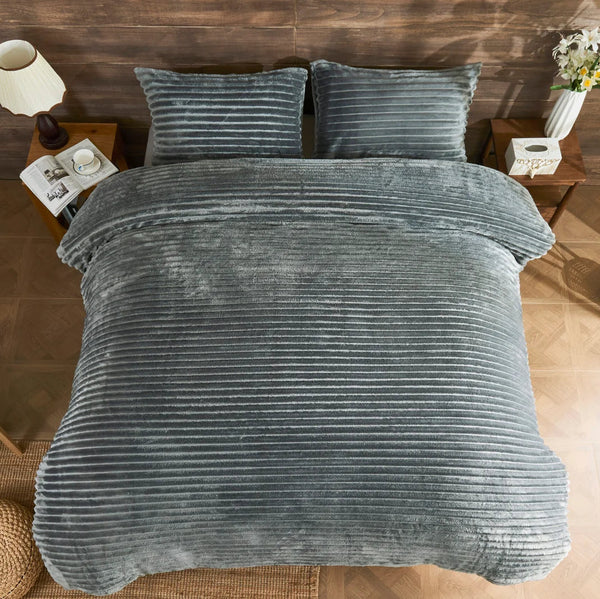 Osum Ribbed Duvet Set