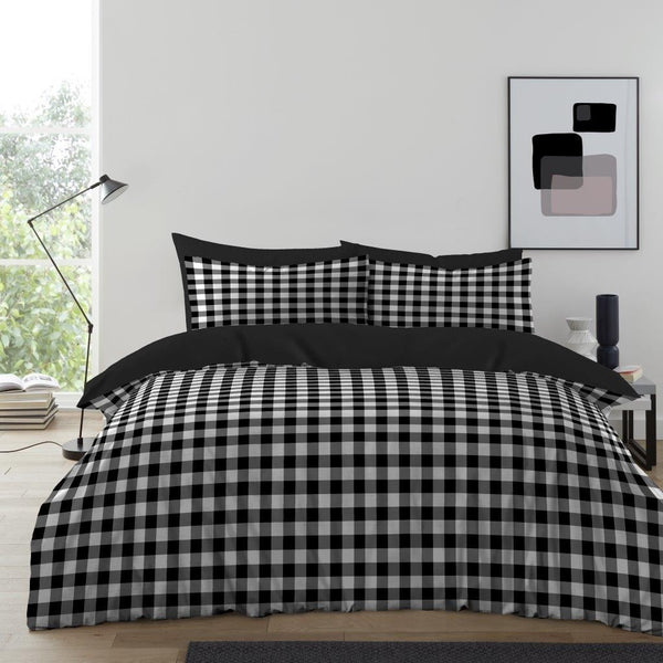 GC Gingham Moor Easy Care Duvet Cover Set