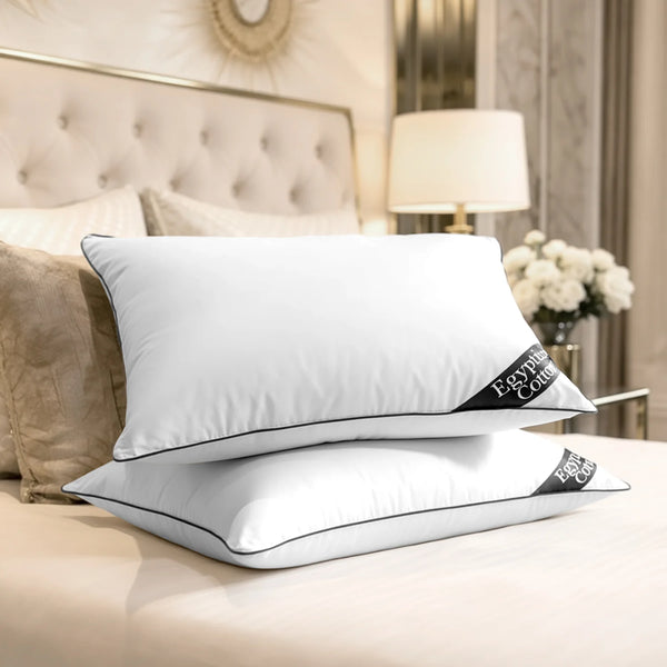 GC Premium Egyptian Cotton Pillowcases – 2 Pack
