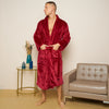 Fleece Plain Bathrobes for Men & Women
