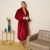 Fleece Plain Bathrobes for Men & Women