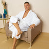 Fleece Plain Bathrobes for Men & Women