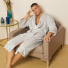 Fleece Plain Bathrobes for Men & Women