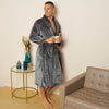 Fleece Plain Bathrobes for Men & Women