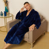 Fleece Plain Bathrobes for Men & Women