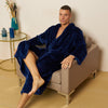 Fleece Plain Bathrobes for Men & Women