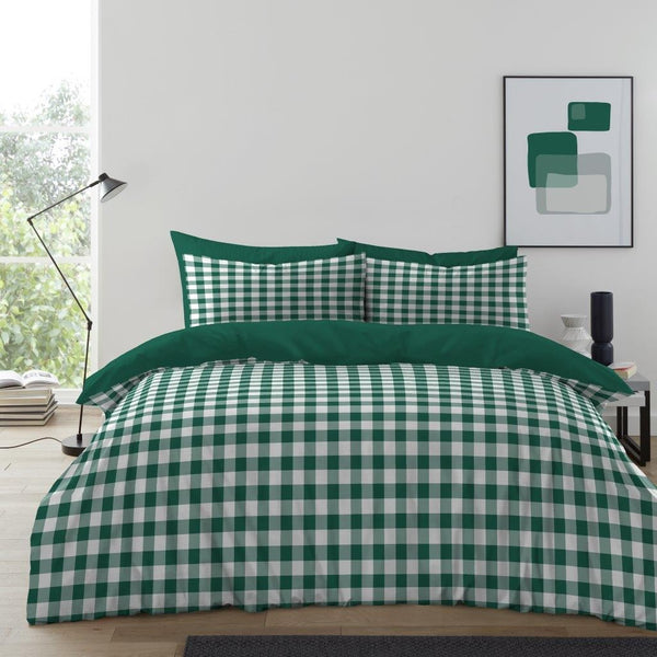 GC Gingham Moor Easy Care Duvet Cover Set