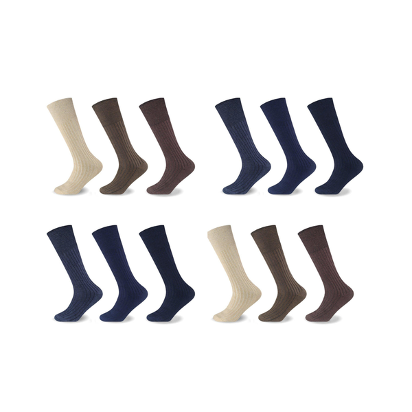 GC Men's Everyday Cotton Socks – 12 Pack