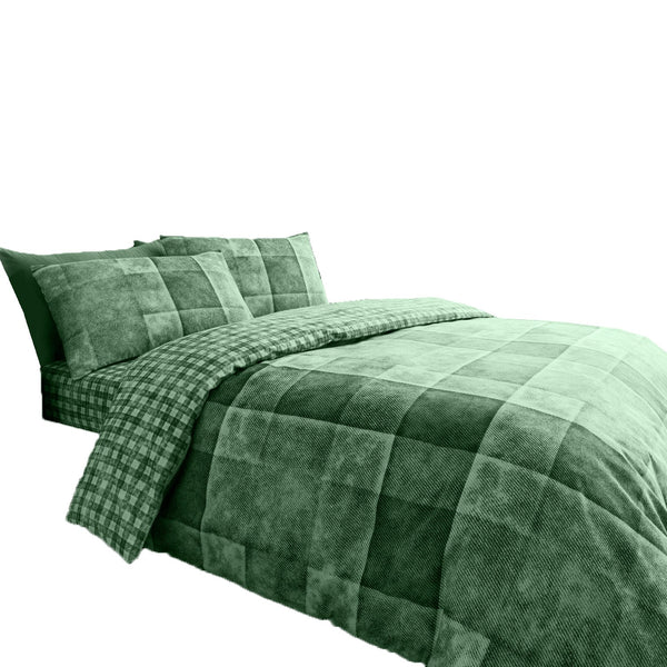 GC Denim Check Duvet Cover Set