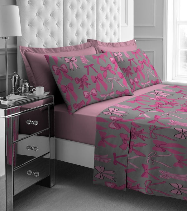 GC Bess Bows Easy Care Printed Sheet Set