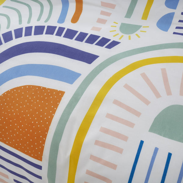 Happy Rainbow Duvet Cover Set