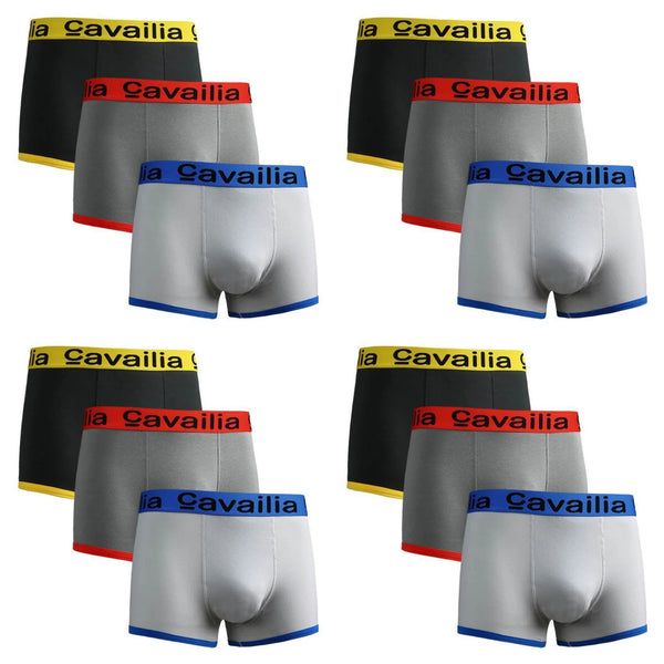 GC Men's Essential Cotton Boxer Shorts – 12 Pack