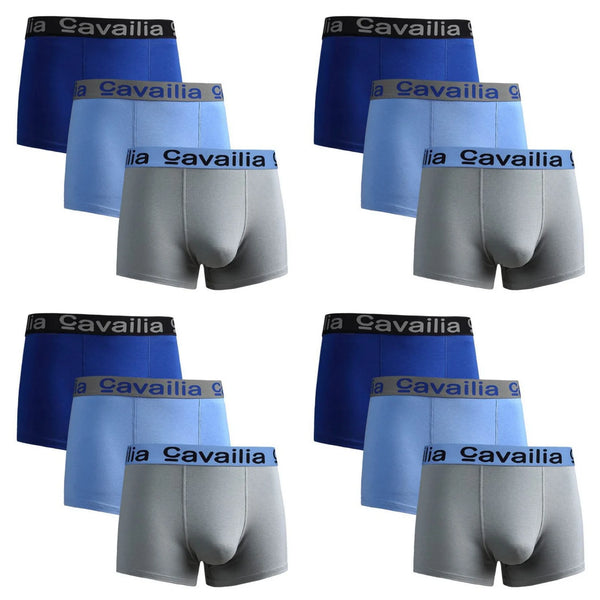 GC Men's Cotton-Rich Boxer Shorts – 12 Pack