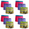 GC Men's Striped Cotton Boxer Shorts – 12 Pack