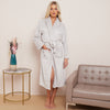 Fleece Plain Bathrobes for Men & Women