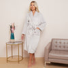 Fleece Plain Bathrobes for Men & Women