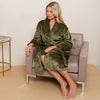 Fleece Plain Bathrobes for Men & Women