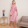 Fleece Plain Bathrobes for Men & Women