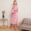 Fleece Plain Bathrobes for Men & Women