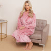 Fleece Plain Bathrobes for Men & Women