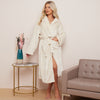 Fleece Plain Bathrobes for Men & Women