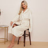 Fleece Plain Bathrobes for Men & Women
