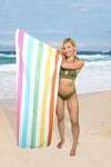 GC Pastel Stripe Sand-Free Beach Towel – 1 Pack